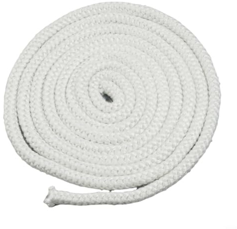 Joint de corde en fibre de verre pour poêles à bois et granulés long pour une meilleure étanchéité (10 mm x 3 m de long)