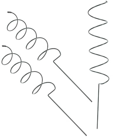 BESPORTBLE 3piezas Marco De Soporte para Plantas Tutores De Jardín Espiral Soportes Espiral para Plantas Trepadoras para Rosas y Pepinos Exterior