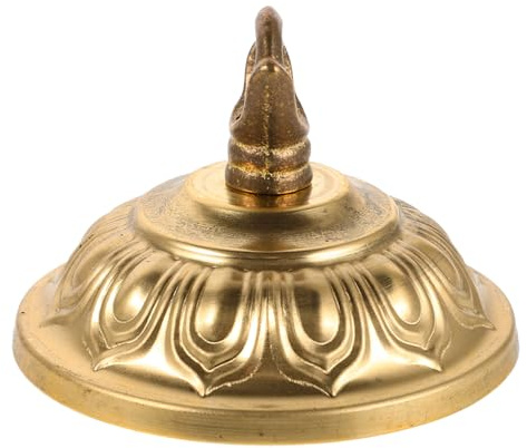 KONTONTY Soporte de Montaje para Lámpara de Techo Cobre Base de Colgante Compatible con Varias Luminarias para Dormitorio Comedor y Restaurante Fijación Resistente y Elegante