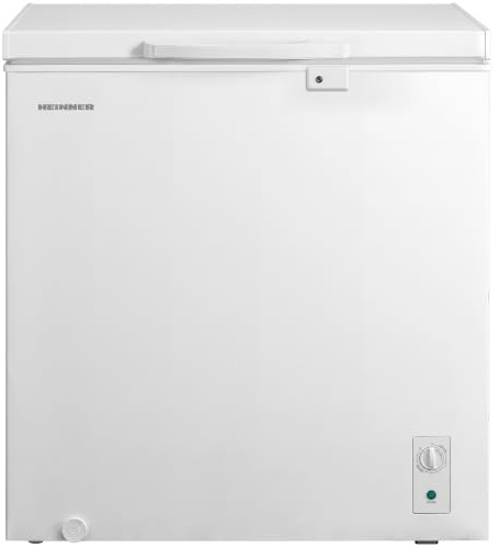 HEINNER HCF-M198INVCE++ Gefriertruhe/Convertible Chest Freezer – 198 L Fassungsvermögen, Inverter-Kompressor für leisen und effizienten Betrieb, Energieklasse E, modernes Weiß, 5‑Jahres-Garantie