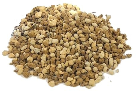 Akadama Pomice 50/50, Sustrato Mixto para Bonsái, Grano Medio 3-8mm, Mezcla de Akadama y Pómez Italiana, 1kg