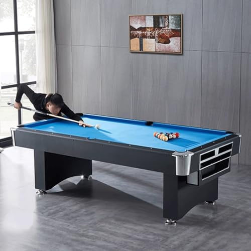 MPLFHSYOS Mesa De Billar Americana 3 En 1, Mesa De Comedor Y Tenis For Uso Doméstico, Interior Y Comercial - Multijuego Convertible(A5)