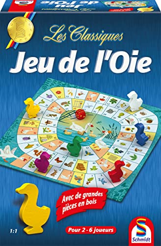 Schmidt – 88112 – Brettspiel – Classic Line – Jeu de L'Oie (Gänsespiel) (französischsprachig)