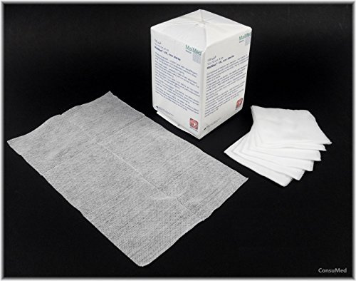 200-2000 x Vlieskompressen unsteril 10 x 10cm 6-fach gefaltet – hochwertige Qualität - ConsuMed Bundle (200)