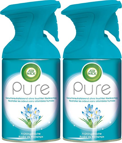 Air Wick Pure Premium-Duftspray Duo, Frühlingsfrische, 3er Pack (3 x 2 Stück)