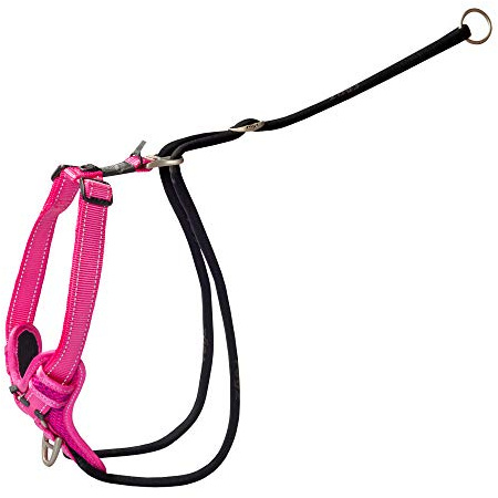 Rogz Stop Pull Dog Harness Reflective Classic X-Large Pink