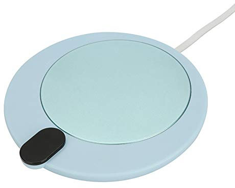 Chauffe Tasse USB Chauffe De Café Arrêt Automatique Tasse De Gadgets Chauffants Avec 3 Réglages De Température Pour Bureau Maison,Bleu
