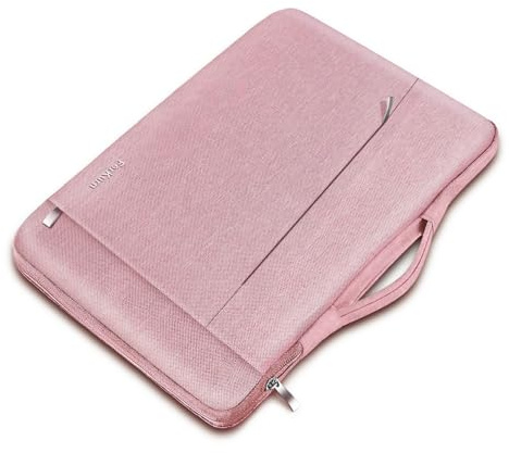 Ferkurn Laptop Case Sleeve Cover Computer Chromebook Case, 12 12.4 Inch | Compatible with 12.3 Microsoft Surface Pro 11/10/9/8/X, 12.4 Laptop Go, MacBook 12, HP, Acer, ASUS, Tablet Cover, Pink
