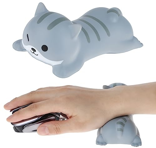 Prasacco Handgelenk Mauskissen, SüßE HandgelenkstüTze für Maus Handgelenkauflage, Ergonomisches Mauspad Handgelenkstützkissen Dekompressions Aussehen Matschiges Spielzeug