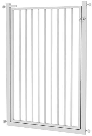 Haustier-Laufgitter, Sicherheitstor Für Treppen, Innentüren, Metall-Druckmontage-Haustiertür Für Hunde, Katzen, Treppengeländer, Geländer/a/66-70 cm