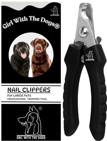 Girl With The Dogs Pet Nail Clippers for Dogs & Cats with Safety Guard