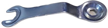 OTURLICC Chiave for Vite di Regolazione del Piedino della Lavatrice, Compatibile con Samsung(Silver-1pcs-01)