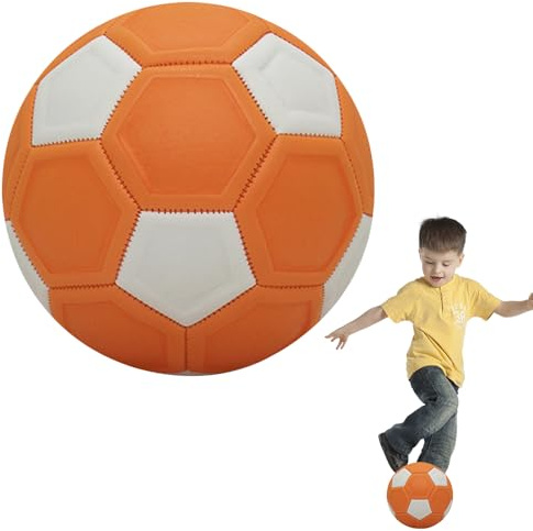 Gobesty Softball Fußball, Curve Ball, Schaumstoffball, Kurve-Ball für Tricks, Gummi Swerve Ball Fußball, Fun Sport Softball Fußball, Kinder Fußball Ball Kleiner Sportball Spaß für 5–15-Jährige