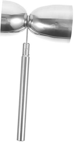 Mobestech Doseur à Cocktail Double Jigger Acier Inoxydable Manche Long Outil De Mesure Précis Et Robuste pour Barman pour Bar Fête Et Usage Domestique