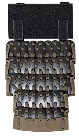 TRN - Protezioni tattiche per spalle per rievocazioni storiche, regolabile, per giochi tattici, cosplay e fotografia (senza gilet), Rg, 19 x 26cm