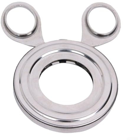 Jonikuper Abridor de cáscara de huevo de acero inoxidable para huevos duros, para herramienta de fácil corte con borde suave, compatible con huevos duros, tamaño compacto de 4.13 pulgadas, ligero y