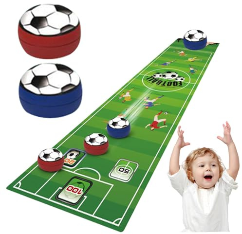 Vistnale Curling de Table pour Adultes et Enfants Jeu de Curling Table interactif Parent-Enfant Jeux développement Anti-Stress Jeux fête, Football | Tapis Jeu, Planches