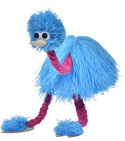 Ostrich String Puppet Toy For Kids, Plush Marionette Doll, Interactive Educational Puppet For Early Learning, Storytelling, Stage And Family Play