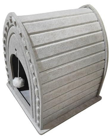 KiBcsLic Rascador para Gatos, Nido para Gatitos, Versátil, Rascador Grueso para Gatos, Lugar para Dormir, Descansar Y para Gatitos, Triángulo