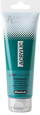 Schmincke AKADEMIE Acryl color Phthalogrün in 120 ml-Tube, 23 551 012