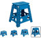 ARREGUI TB-039-A Tabouret Pliant | Marchepied pour Adultes et Enfants | Escabeau Pliant | Tabouret marchepied Enfant | Tabouret pour la Cuisine, Salle de Bain, Camping | 39 cm Hauteur | Bleu