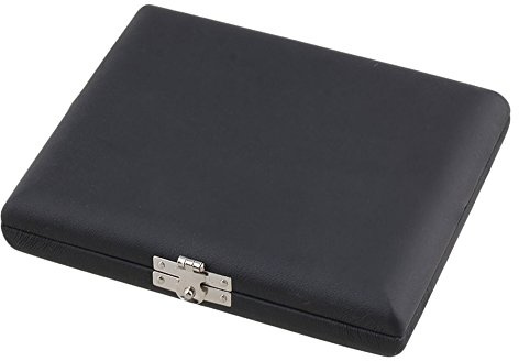 365 erfinden Oboe Reed Case PU Leder Cover (schwarz) For 10 reeds