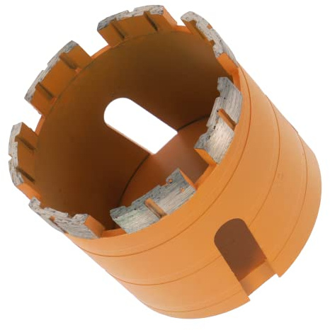 PRODIAMANT® Premium Diamant-Dosensenker 82mm x M16 – 7 Diamantsegmente, hohe Standzeit, 60 mm Nutzlänge, schnelles Bohren in Mauerwerk, Ziegel & Beton