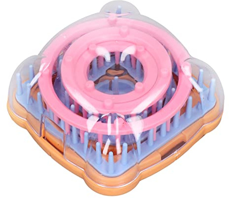 Pssopp Blanket Knitting Kit, Rotating Double Knit Machine Kit für Erwachsene/Kinder DIY Strickschal Mütze Socke