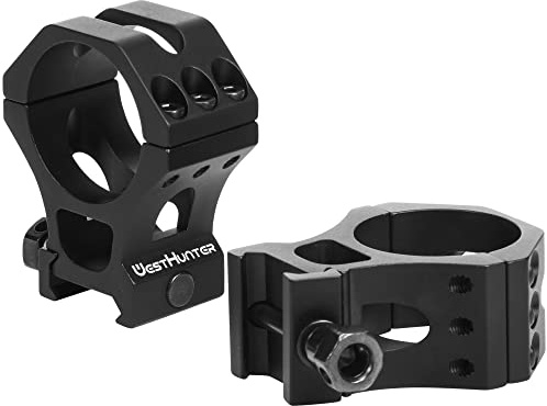 WestHunter Optics Picatinny Scope Rings 34mm | Anti-Recoil Stop Pin