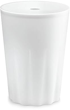 Authentics Stool Wäsche-Sitztonne 32 L, Wäschebehälter, Polypropylen, Weiß, 32 L, 1088928