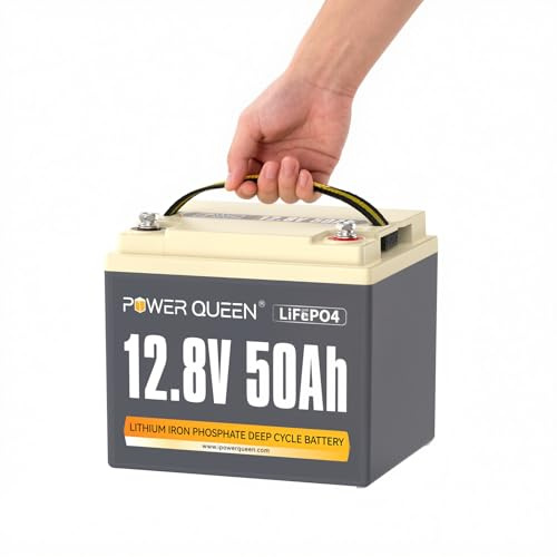 Power Queen 12,8V 50Ah Lithium Batterie für kleine Fischerboote