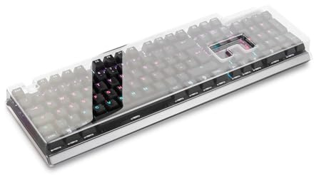 Decksaver Cover für die SteelSeries Apex 7 & Apex Pro Tastaturserie - geräucherte/klare Schutzhülle, hergestellt in Großbritannien - Erstklassige Schutzabdeckung für Profi-Gamer