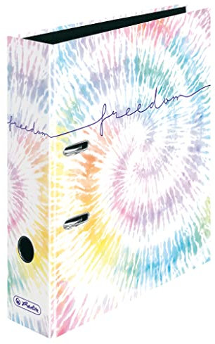 herlitz Ordner A4, 8cm, Motiv: New Batik Freedom, 1 Stück