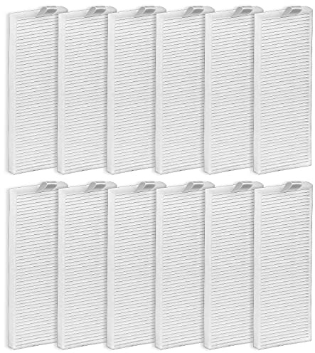 (12 Pieces) HEPA Filters Compatible With Robotic Vacuum Lefant M210B M213S M210S M210 M213, OKP Life K2 K3 K3A K4 K5, Robot Vacuum Cleaner Filter Kit, Replacement Parts 12 Filters Accessory Kit