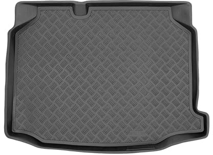 SMK Tapetes de PE para maletero apata para SEAT Leon III MK3 2013-2020 Mejore la comodidad de su viaje con la resistente alfombrilla para el maletero del coche, que protege contra la suciedad y el pol