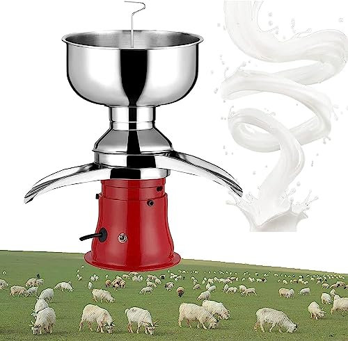 Machine à Lait laitier, séparateur centrifuge de crème, Machine d'écrémage du Lait, séparateur centrifuge de Lait Frais 50L/H, séparateur électrique de Milkshake, pour fe