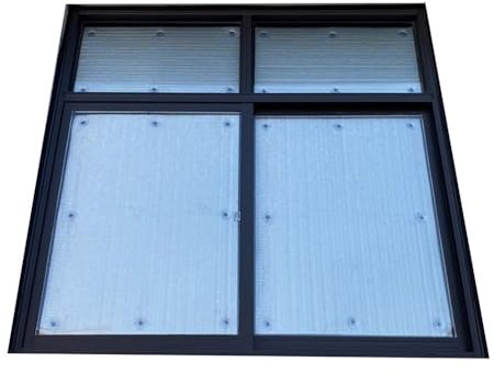 zklaseot Verdunkelungsrollo, Fenster Isolierfolie, Verdicken Aluminiumfolie Blockieren Sie Das Sonnenlicht for Den Wintergarten Kälteschutz Warm Halten Datenschutz (Farbe : Silver, Gr
