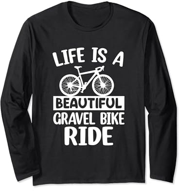 Bikepacker - La vie est une belle balade à vélo sur gravier Manche Longue