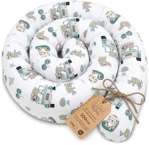 Totsy Baby Side sleeper bed snake body pillow 200 cm cotton long bed roll sleeping neck headrest Oeko-Tex Africa