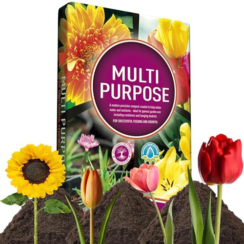 20 Litres (1 Bag) Multi Purpose Compost Soil Nutrient Rich Special Mix For Plant Beds, Growing, Potting, Indoor Seed Plants & Outdoor Hanging Baskets