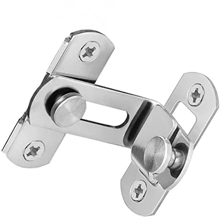 GALPADA Chiavistello per Porta da Fienile in Acciaio Inossidabile, Chiusura Rapida, Asta Rinforzata, per Hotel e Garage