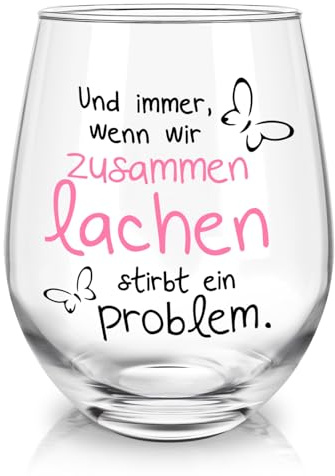 Joymaking Weinglas Freundschaft Geschenke, Beste Freundin Geschenke Geburtstag Weihnachten 520ml