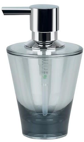 Spirella Seifenspender Max Flüssigseifen-Spender, Fassungsvermögen 8,5 x 8,5 x 14,5 cm - 250ml - Grau