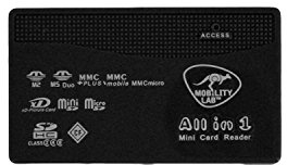 Mobility Lab 8 en 2.0 Memory Card Reader Negro USB 1 Lector de Tarjetas Externo