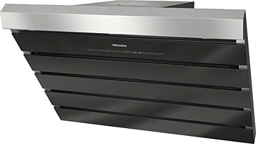 Miele DA 6796 W - cappa aspirante A parete, Aspirante/Filtrante, A+, LED, Nero, Acciaio inossidabile, Touch)