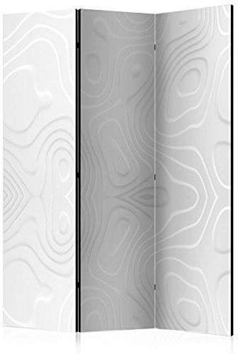 RAUMTEILER/PARAVENT B&D XXL - Abstrakt, 135x172 cm, 3-teilig, Wohnzimmer | Mobiler Sichtschutz, sofort einsatzbereit, Holzrahmen, ideal fürs Wohnzimmer oder Büro, geruchsneutral, lichtbeständig