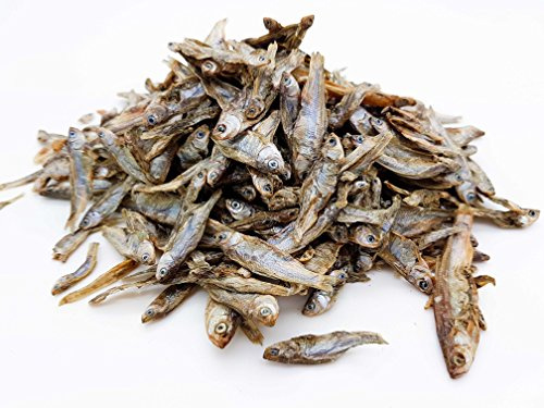 HERONS - Dried Sprats Large - Dried Whole Fish - For Dogs, Puppies, Turtles, Pond Fish, Birds, Reptiles, Mammals - Omega-3 & Omega-6 Fatty Acids - 70.4% Protein Content - 100 Grams