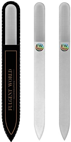 Duo Glas Nagelfeile & Polierer - Einzigartige 2 in 1 klassische nagelfeile & puffer putzer von Fulgent World