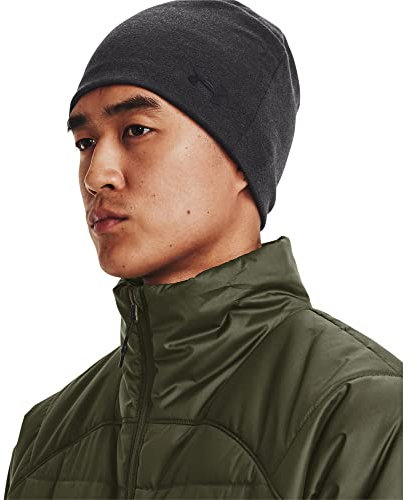 Under Armour Mens Beanies Men's Ua Storm Fleece Twist Beanie, Black, 1373095-001, OSFM