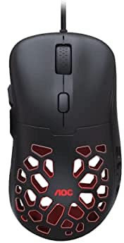 AOC GM510B ratón gaming- RGB personalizable- 16000 DPI ajustable- AOC G-Menu